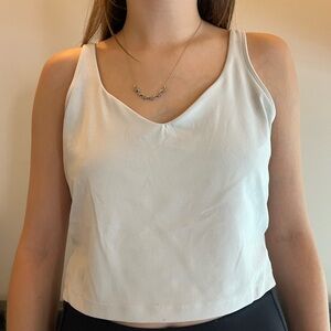 White Lululemon align tank top